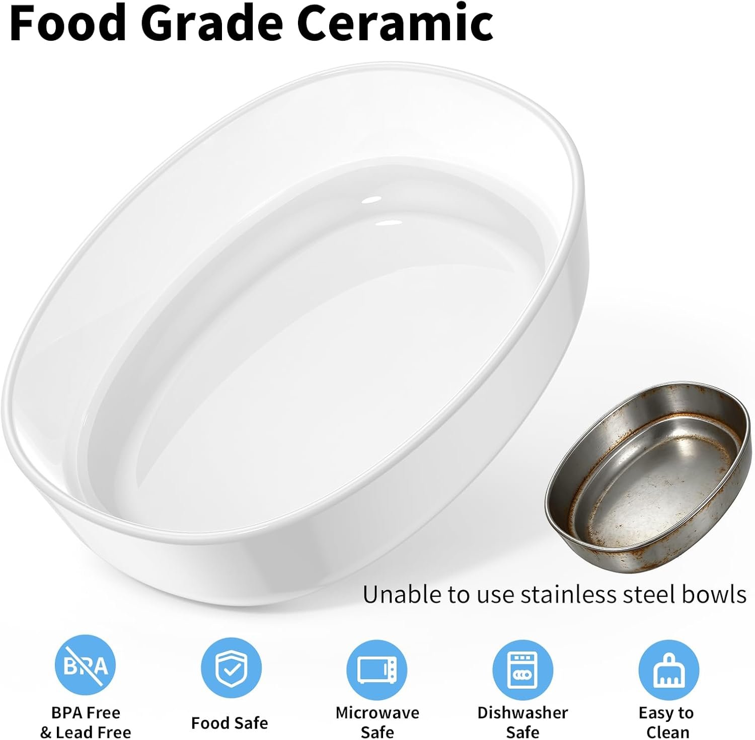 HoneyGuaridan RFID Automatic Cat Feeder,Collar Tag for Personalized Meal | 4.6L 5G WiFi Cat Food Dispenser with Cats Recognition,Diet Tracking and Anti-theft for Multi Pet Home and Different Diet - Image 6